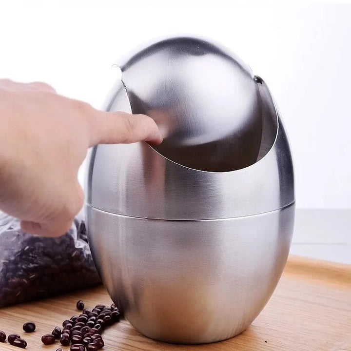 LuxBin Mini Trash Can made of Stainless Steel Bowlift