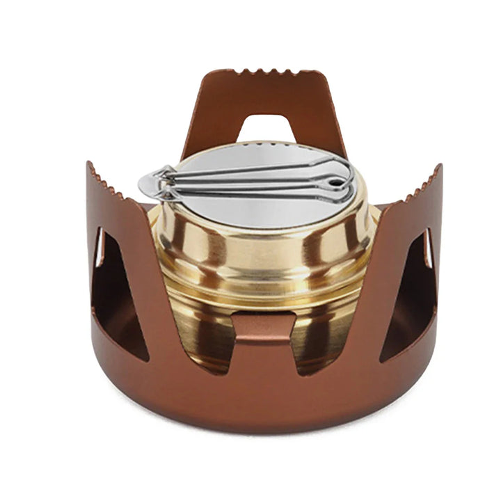 BowLift | Flamero Outdoor Spirit Stove | Adjustable Flame | 360° All-Around Combustion | Compact & Stable
