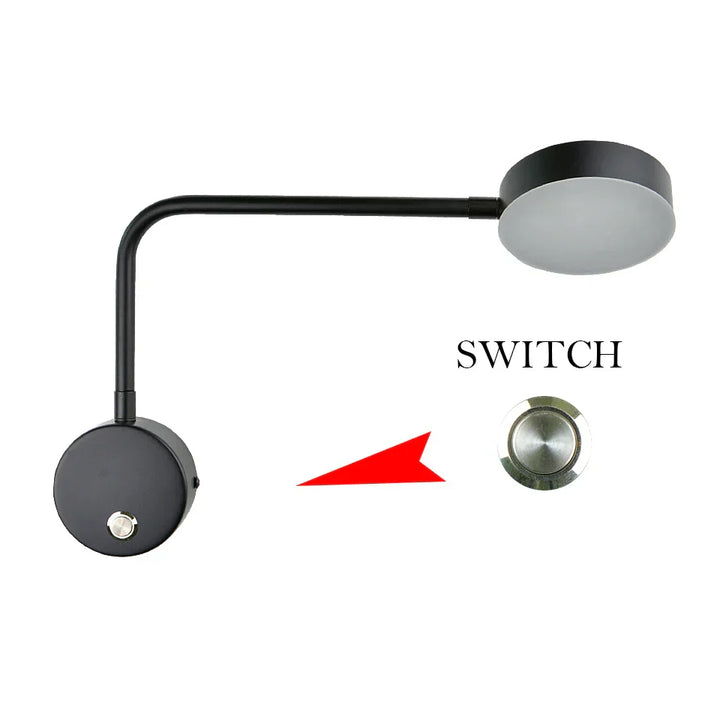 NordicGlow - Adjustable LED Wall Lamp for Modern Interior Bowlift