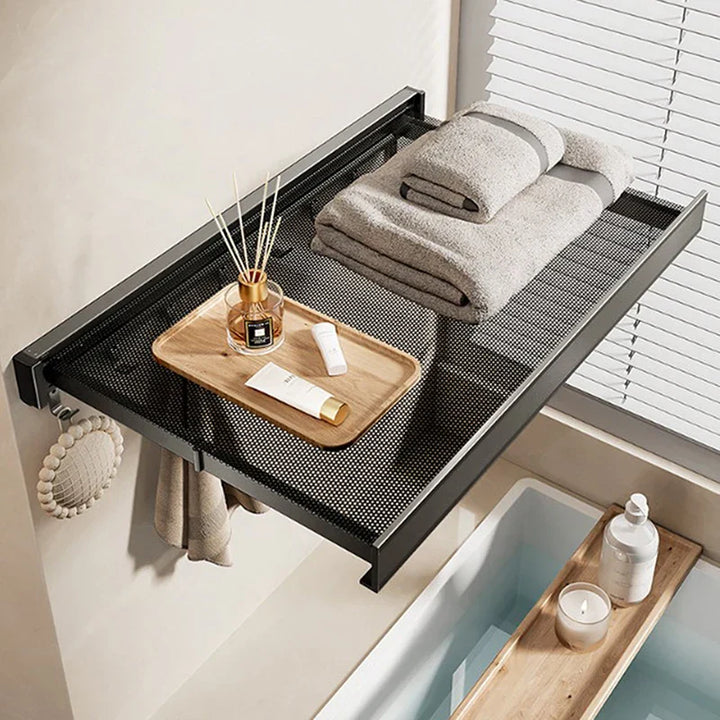 BowLift | Ultra Suction Expandable Towel Storage Organizer Rack