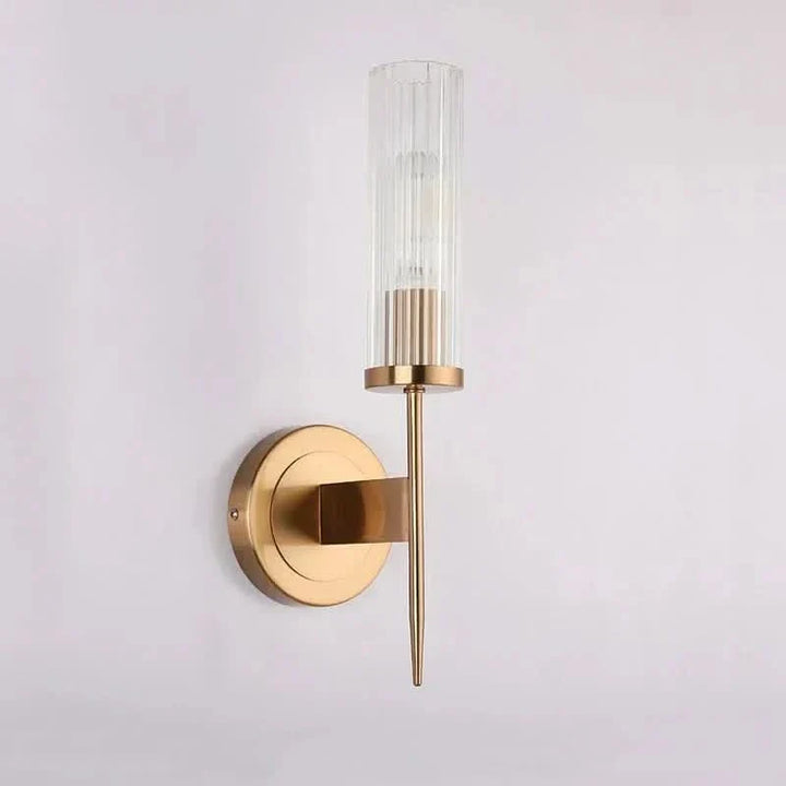 BowLift | Stainless Steel Wall Lamp with Glass Shade