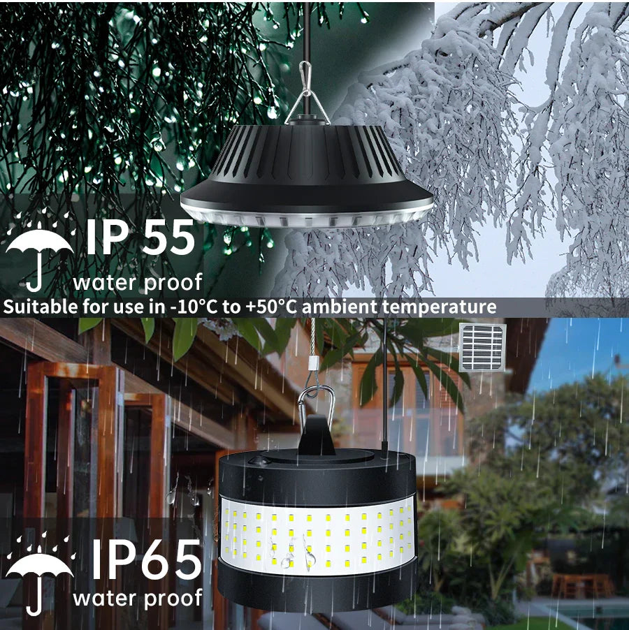 BowLift | Eco Solar Panel Outdoor Waterproof Light System