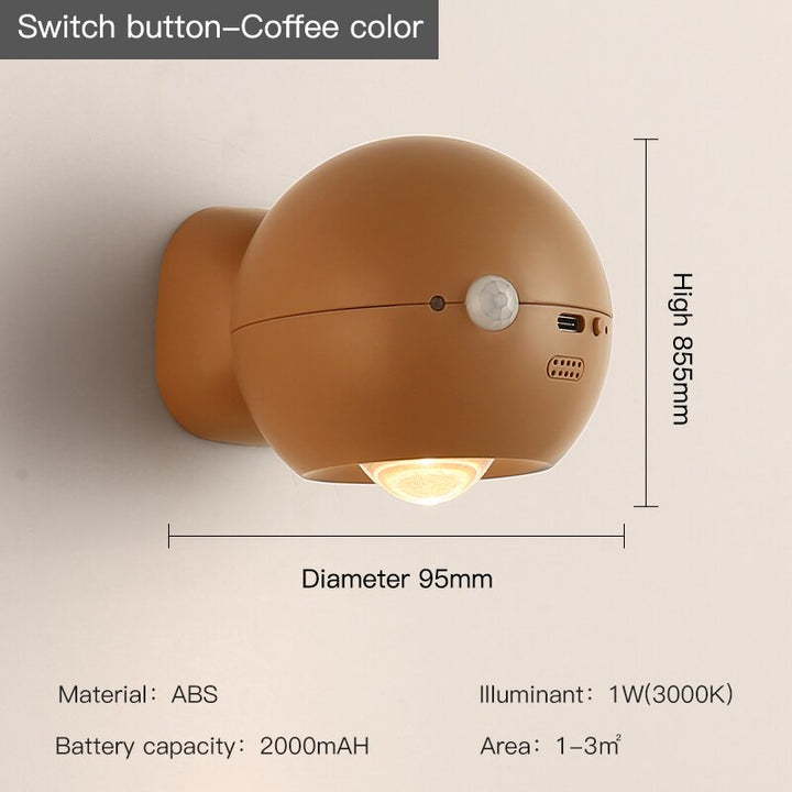 BowLift | Eye Project Motion Sensor Rechargeable Wall Lamp