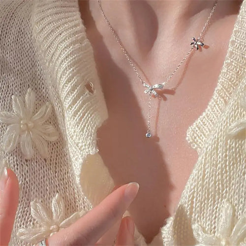 BowLift | Treasure Pearl Delicate Zircon Necklace