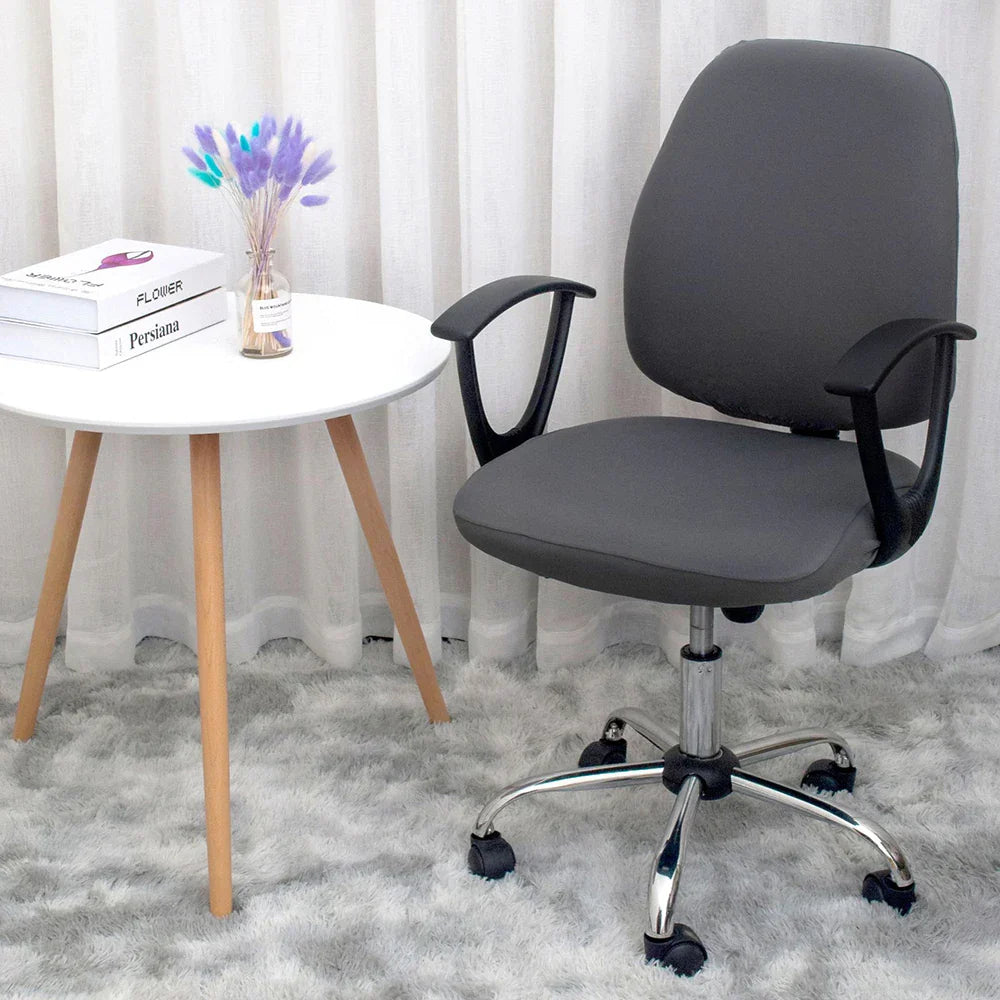 BowLift | 2-piece Split Office Rose Chair Covers