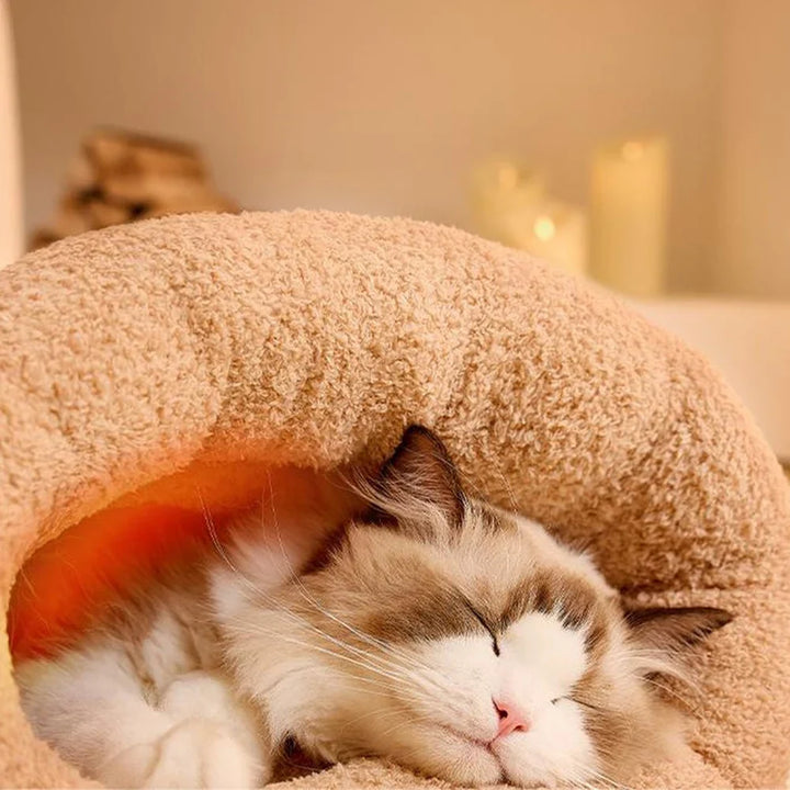 3-Layer Pet Sleeping Bag for Cats & Small Dogs Bowlift