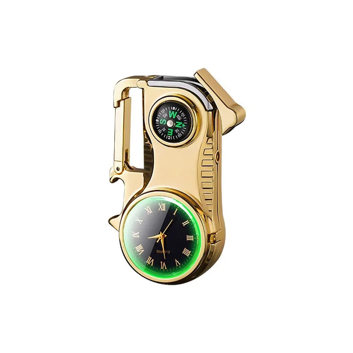 BowLift | 4in1 Windproof Metal Butane Compass Watch Keychain Lighter