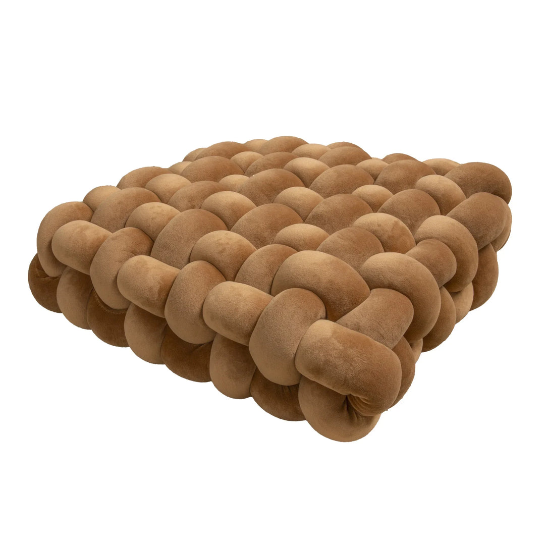 Chunky Woven Knot Cushion | Bowlift
