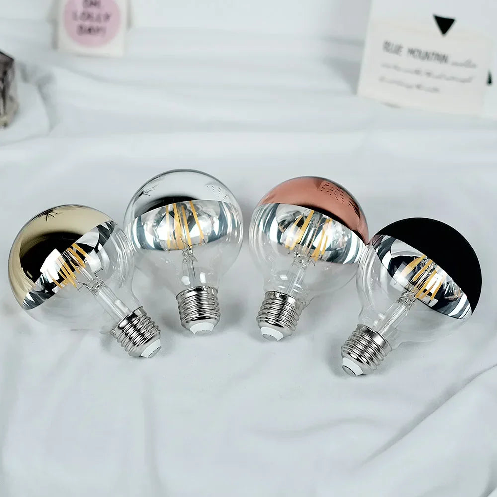 Vintage LED Bulb – Retro Table Lamp with Wooden Base | Bowlift