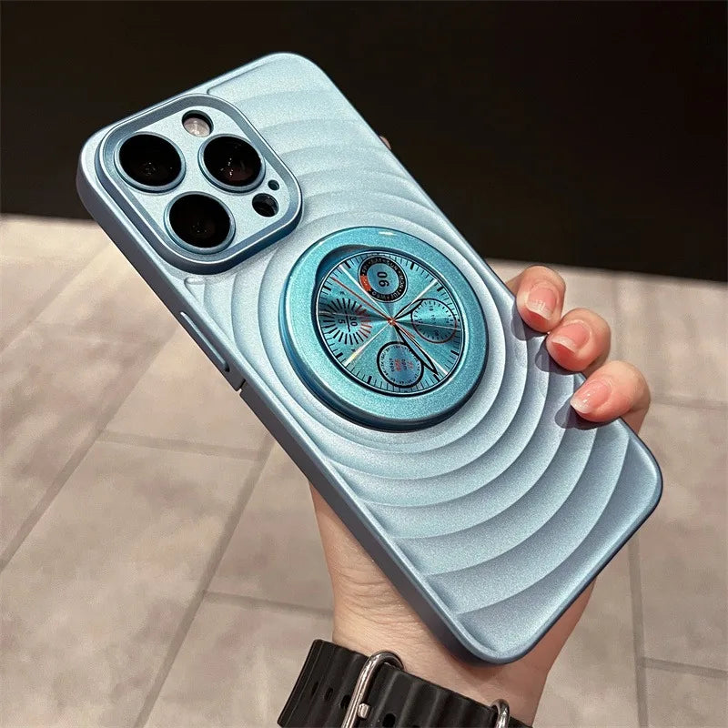 BowLift | Clock Water Ripple Magsafe Bracket Phone Case