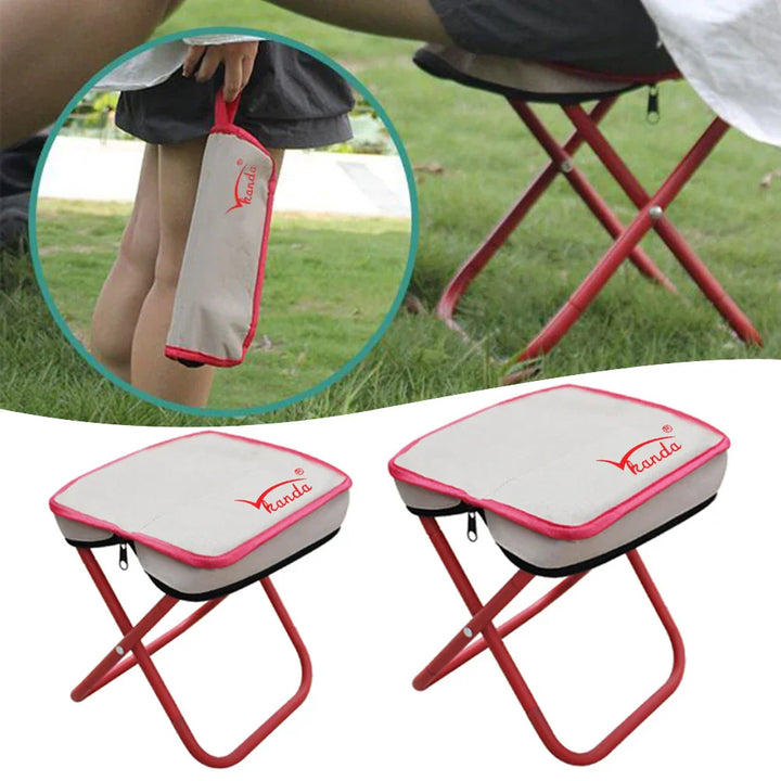 BowLift | Space-Saving Lightweight Stainless Steel Foldable  Stool