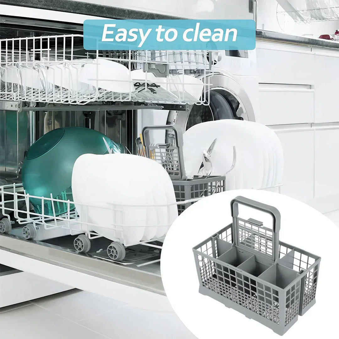 BowLift | DishEase Cutlery Basket | Foldable & Universal | Sturdy & Heat Resistant | For Dishwasher