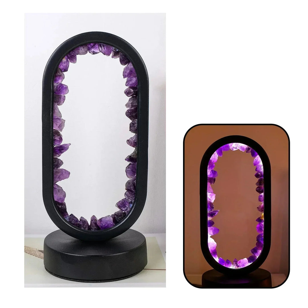 Améthystique – Elegant Natural Crystal Lighting Bowlift