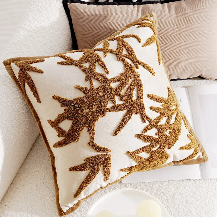BowLift | Luxury Embroidered Decorative Cushion with Horse Print for Sofa and Living Room