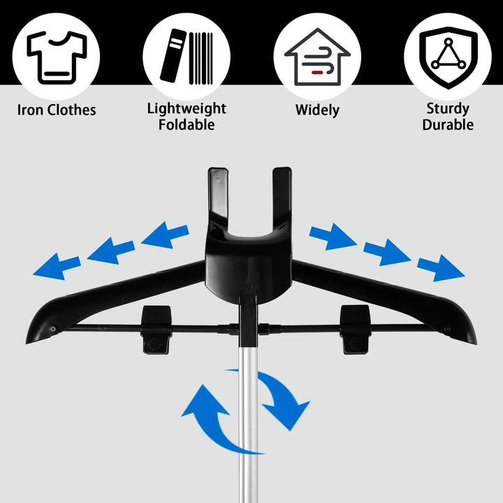 BowLift | Adjustable Telescope Steam Stand for Clothing – Foldable & Portable