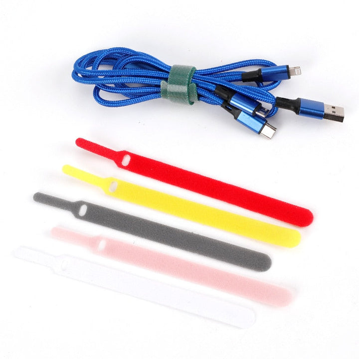 BowLift | Multicolor Separable Cable Organizer Ties