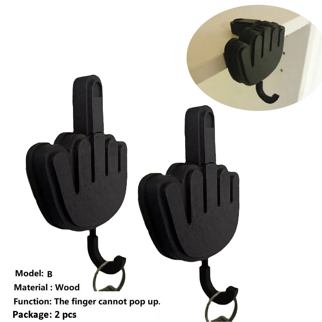 BowLift | Middle Finger Wall Key Hook