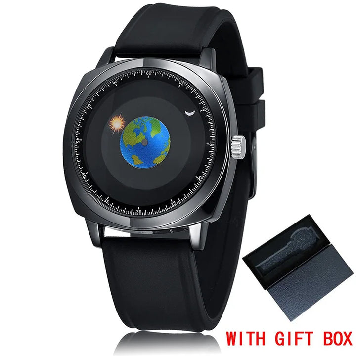 BowLift | Rotating Earth Galactic Quartz Watch
