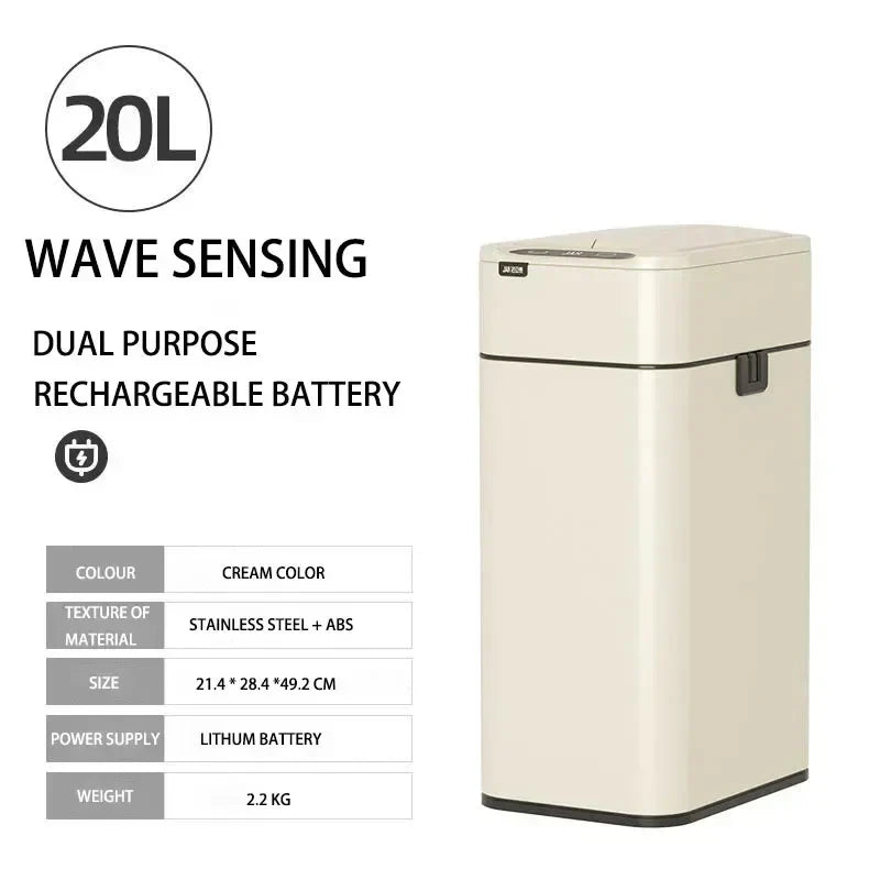 BowLift | Smart Stainless Steel Automatic Sensor Trash Bin