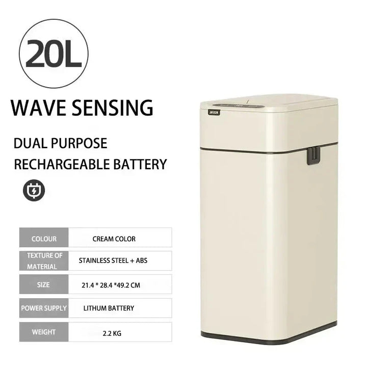 BowLift | Smart Stainless Steel Automatic Sensor Trash Bin