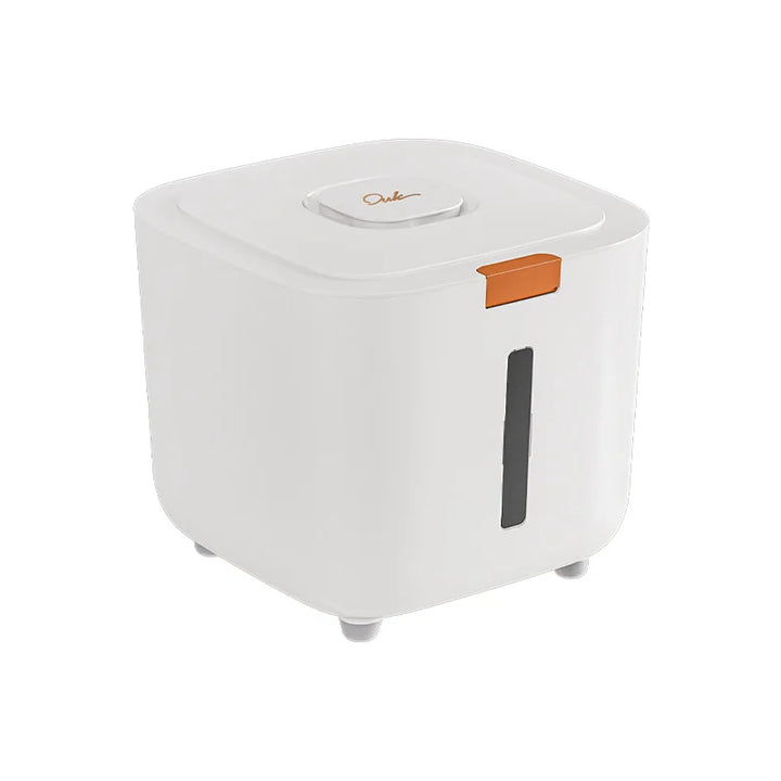 Air-tight pet food container for dry food Bowlift