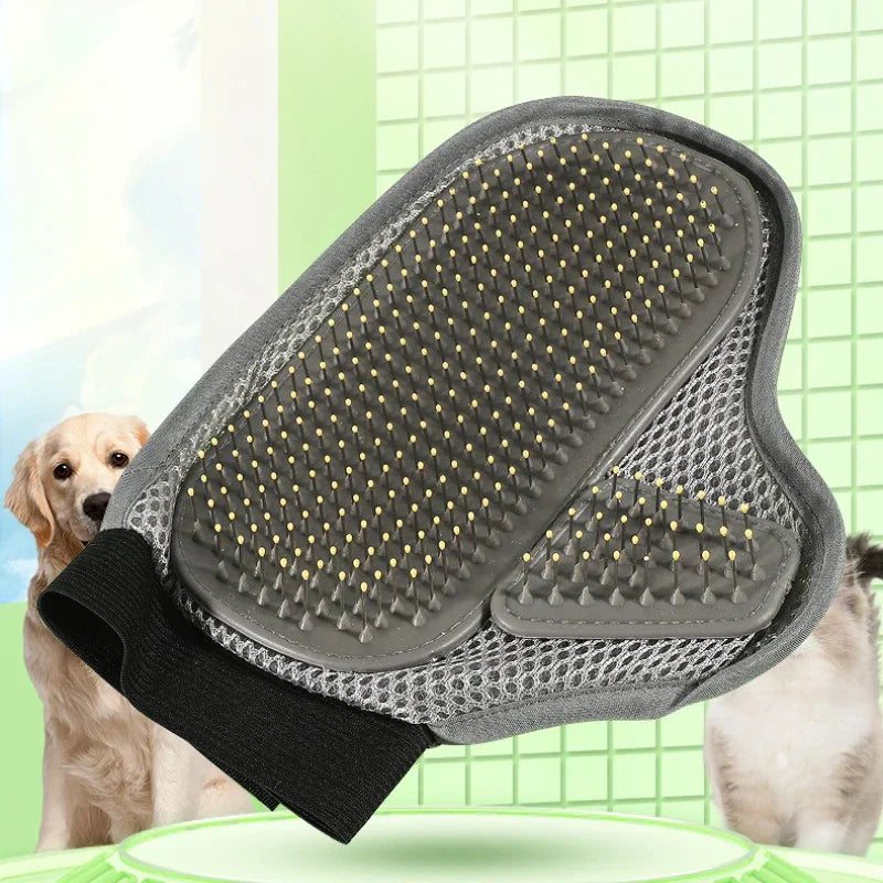 BowLift | PeluvaCare Coat Care Glove for Dogs & Cats | Soft Massage & Hair Removal | Made of Soft TPR | For All Coat Types