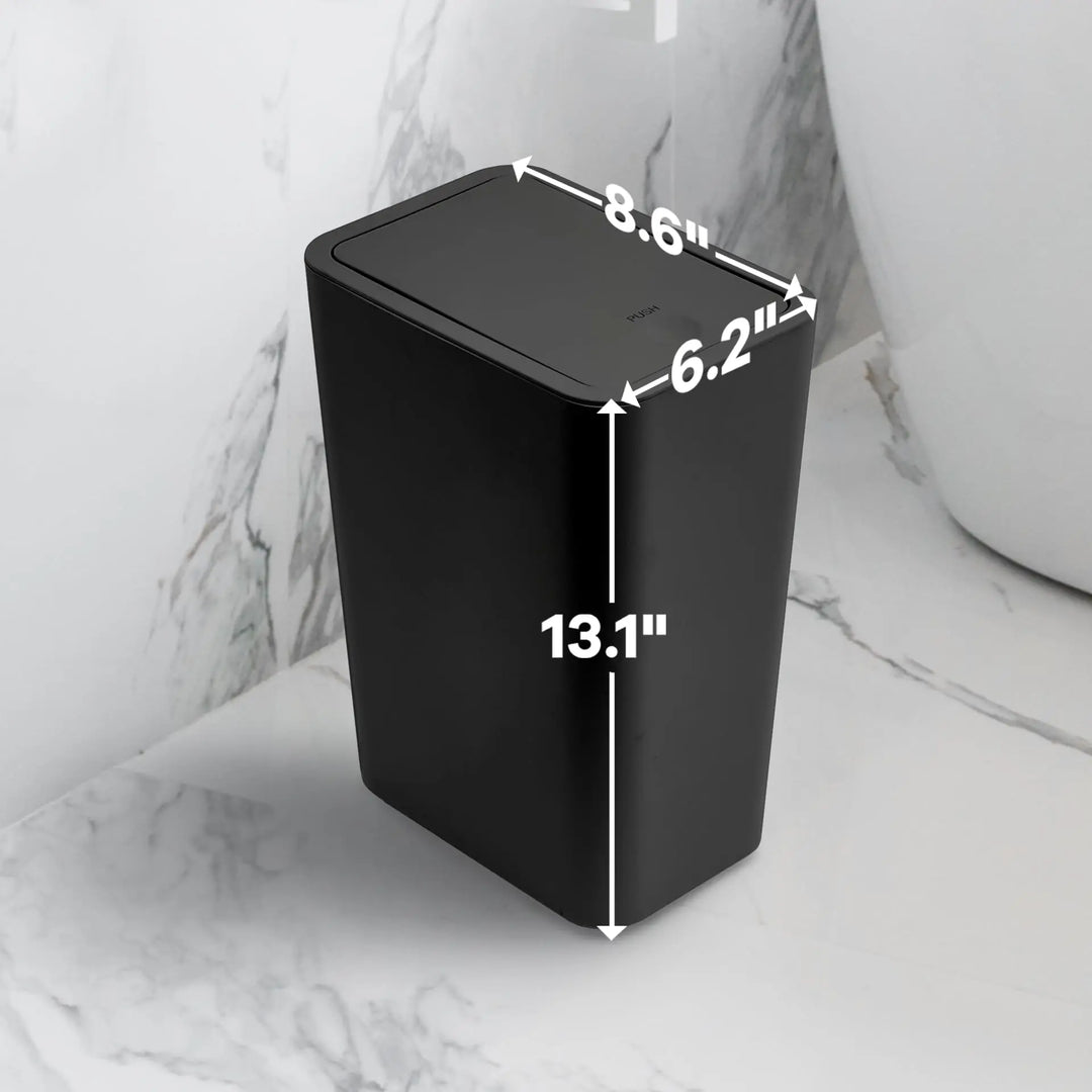 EcoPress 10L Trash Can for Bathroom Bowlift