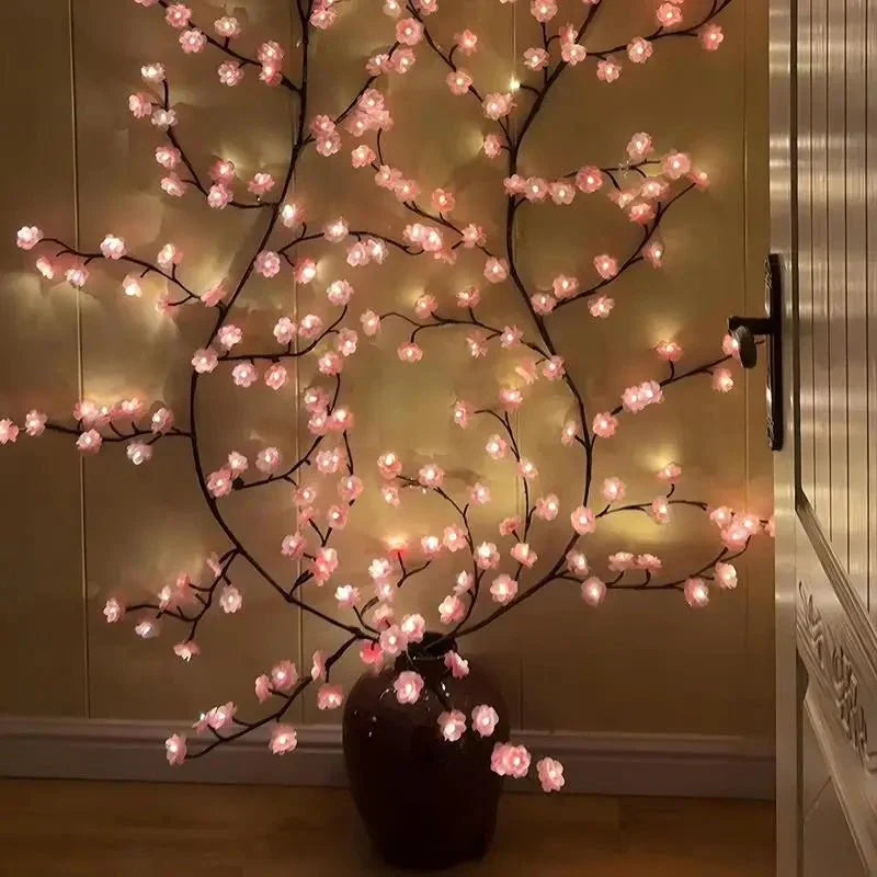 PetalGlow - Enchanting Sakura LED Light Garland Bowlift