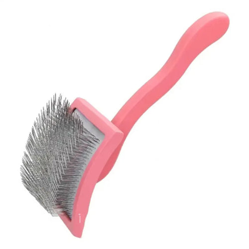 BowLift | Natural Fur Care Brush ProRake | Manual Hair Removal Brush with Wooden Handle | Reusable & Durable | 21×10 cm
