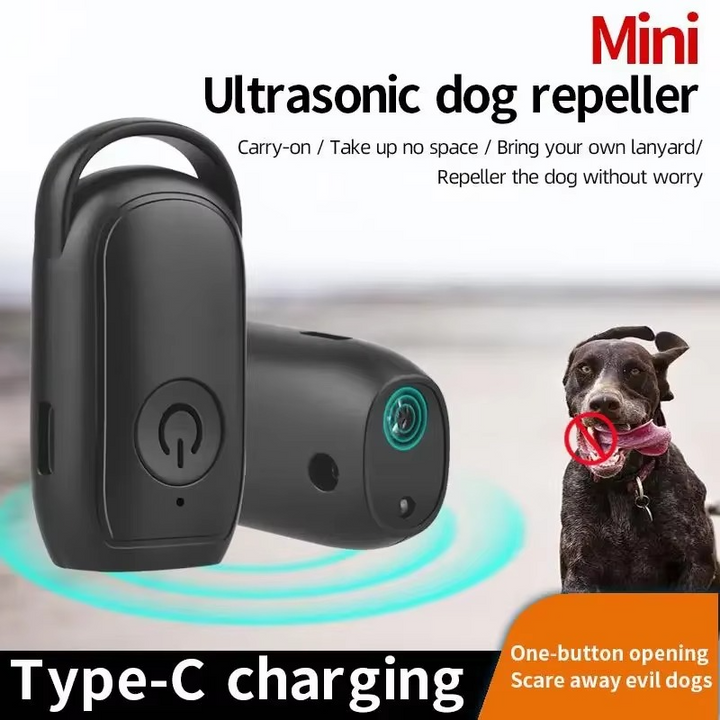 BowLift | Ultrasonic Mini Dog Repeller and Anti-Barking Training Device with LED Light