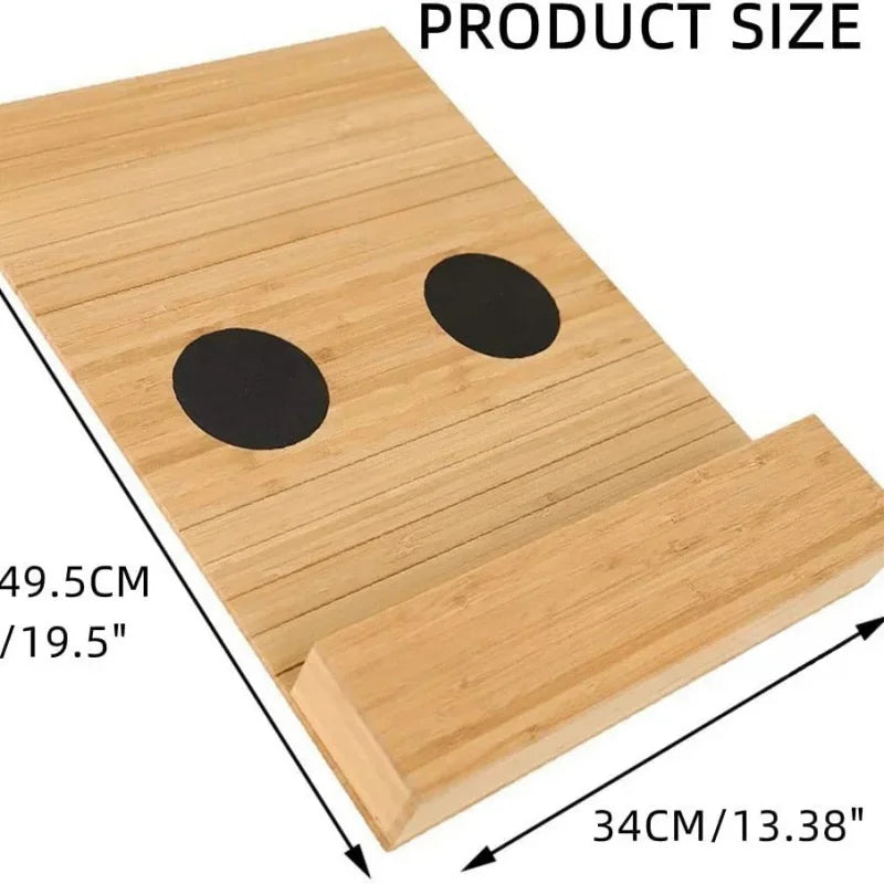 Minimalist Bamboo Sofa Armrest Organizer | Bowlift