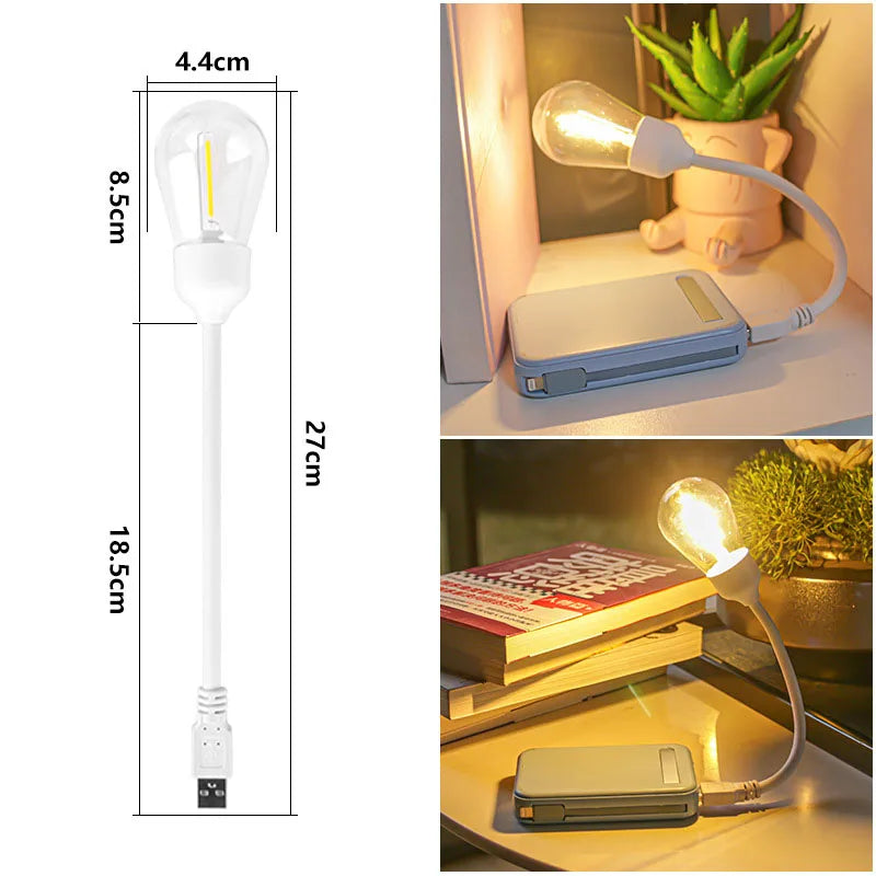 USB LED Rotating Night Light – Flexible Reading Light for On-the-Go | Bowlift