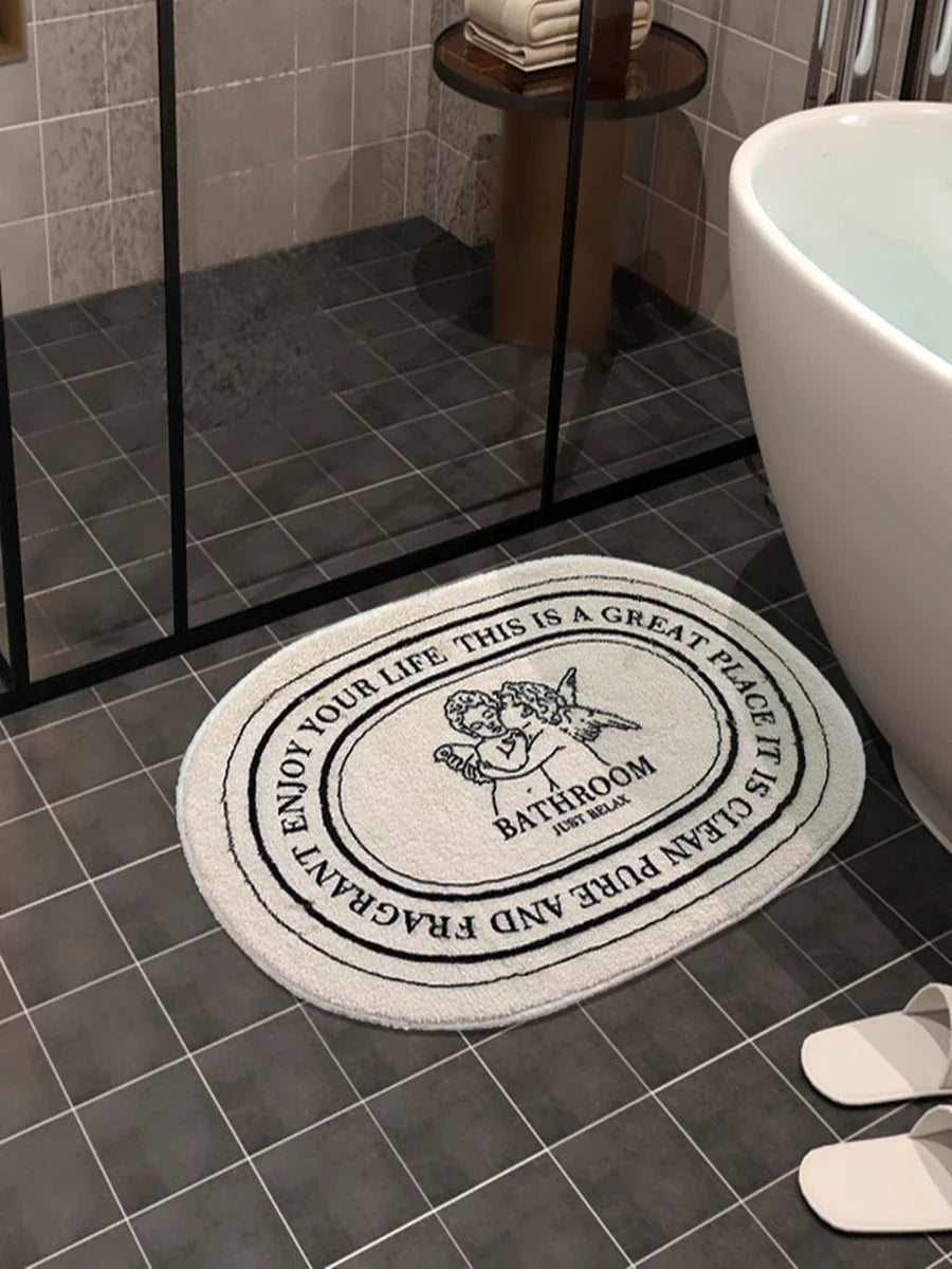 AngelSoft Comfort Non-slip Floor & Bath Mat Bowlift