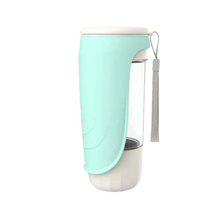 BowLift | AquaPaws 2-in-1 Dog Water Bottle | With Foldable Bowl & Food Compartment | For Small & Large Dogs | Ideal for On-the-Go