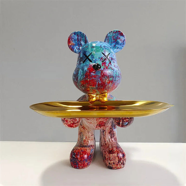 BearArt - Elegant Sculpture for Interior Decoration Bowlift