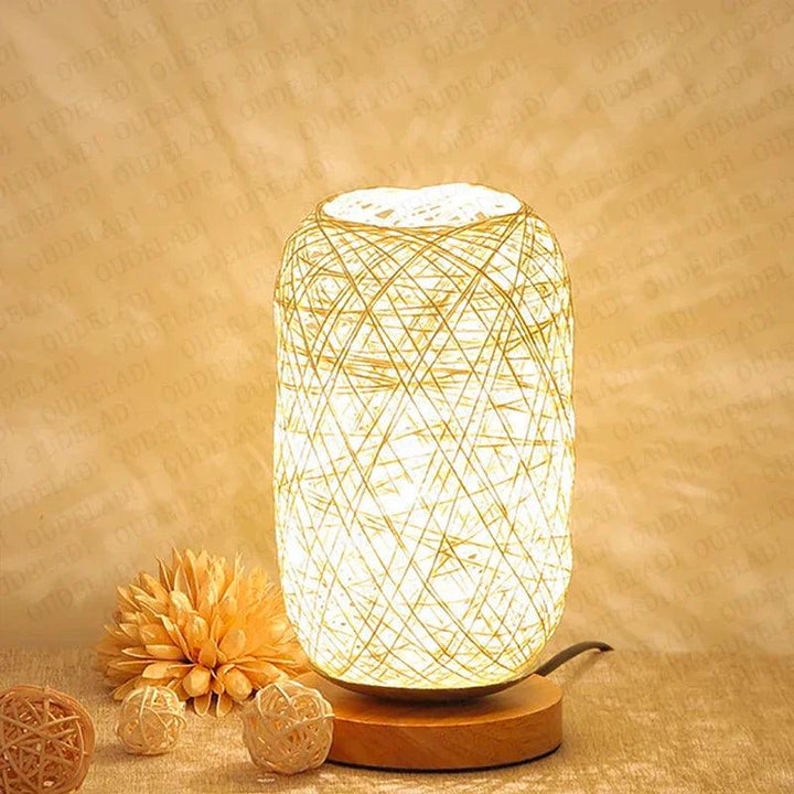 BowLift | WoodLuxe - Rattan-Inspired Table Light