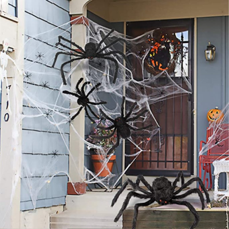 BowLift | Big Black Spider Halloween Party Decoration
