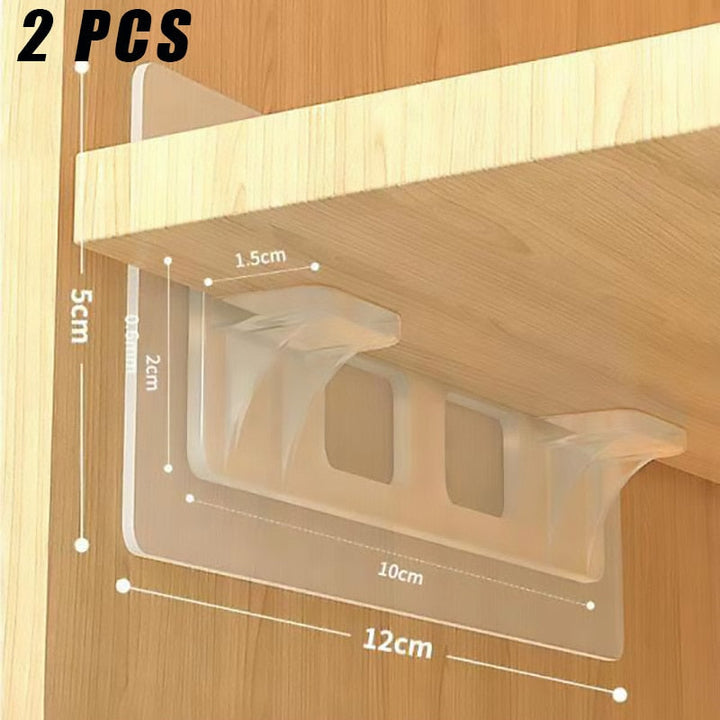 BowLift | Self-Adhesive Closet Wizard Shelf Support Bracket