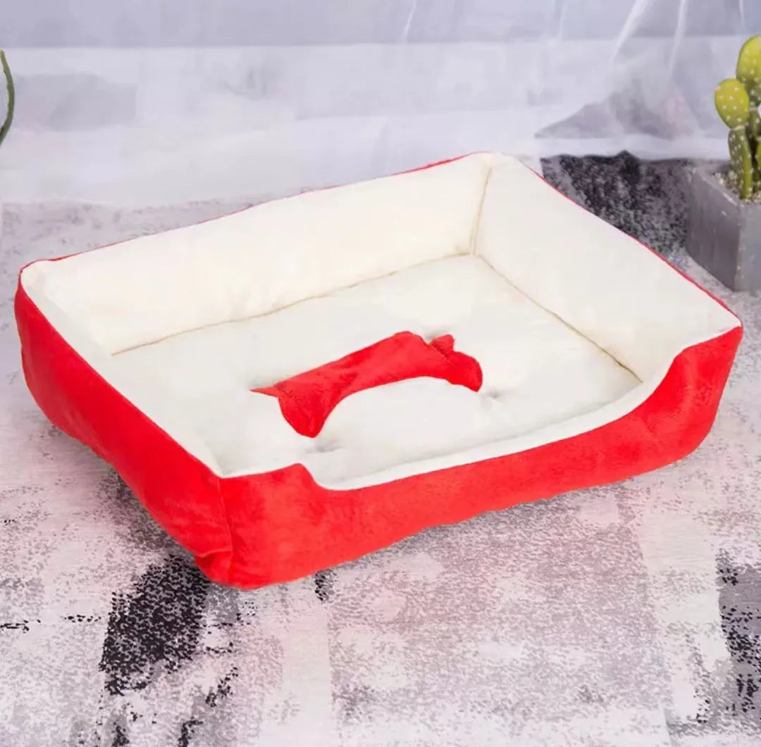 Modern and cozy linen dog bed Bowlift