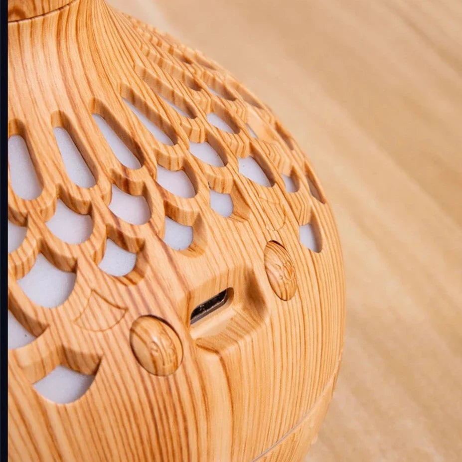 Wood grain humidifier
