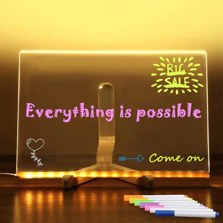 BowLift | Acrylic LED Erasable Writing Panel