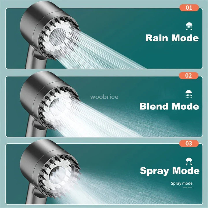 Skin Care Filter Showerhead – 3 Modes | Water Saving & Nourishing Bowlift