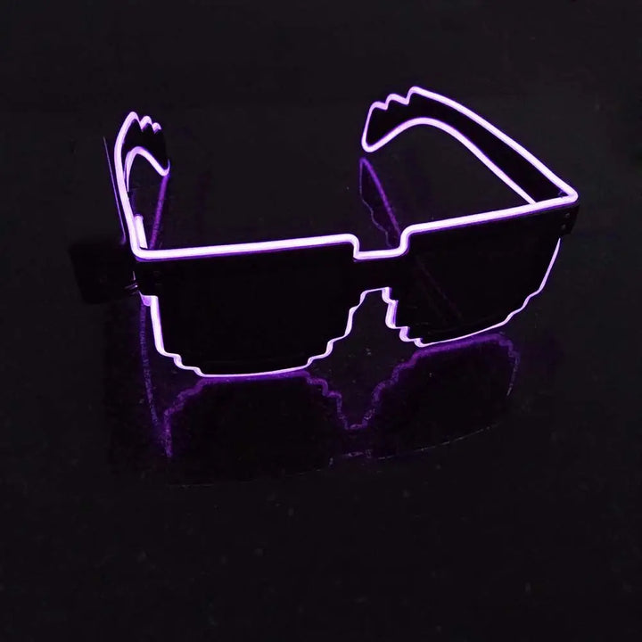 BowLift | Flashing Luminous 8-Bit Stylish Party Glasses