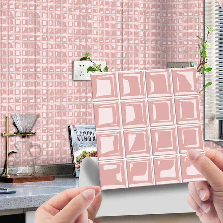 DecoMosaic 3D Mosaic Wall Tile Stickers Bowlift
