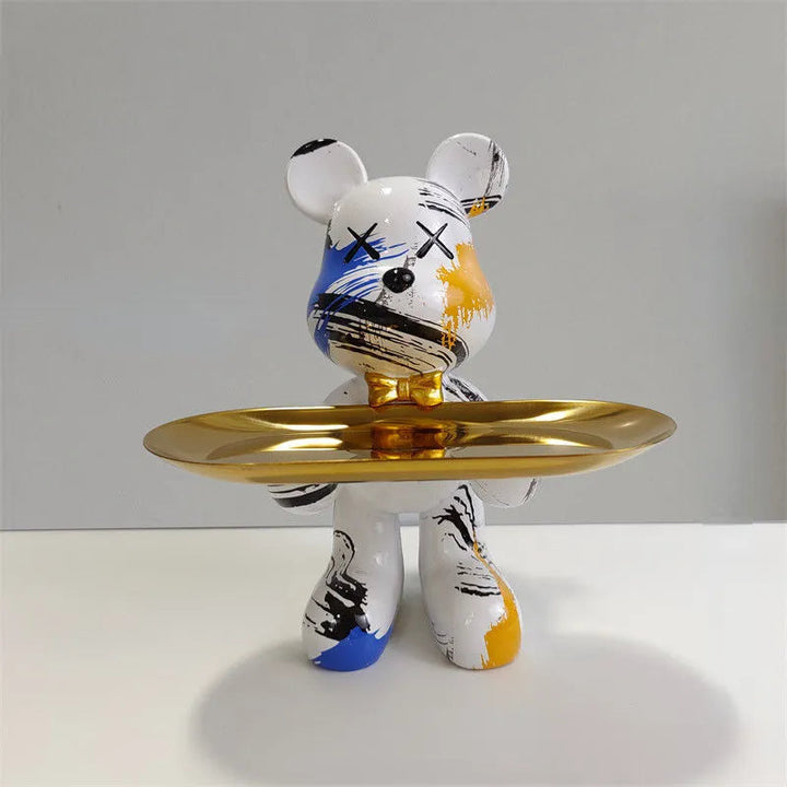 BearArt - Elegant Sculpture for Interior Decoration Bowlift