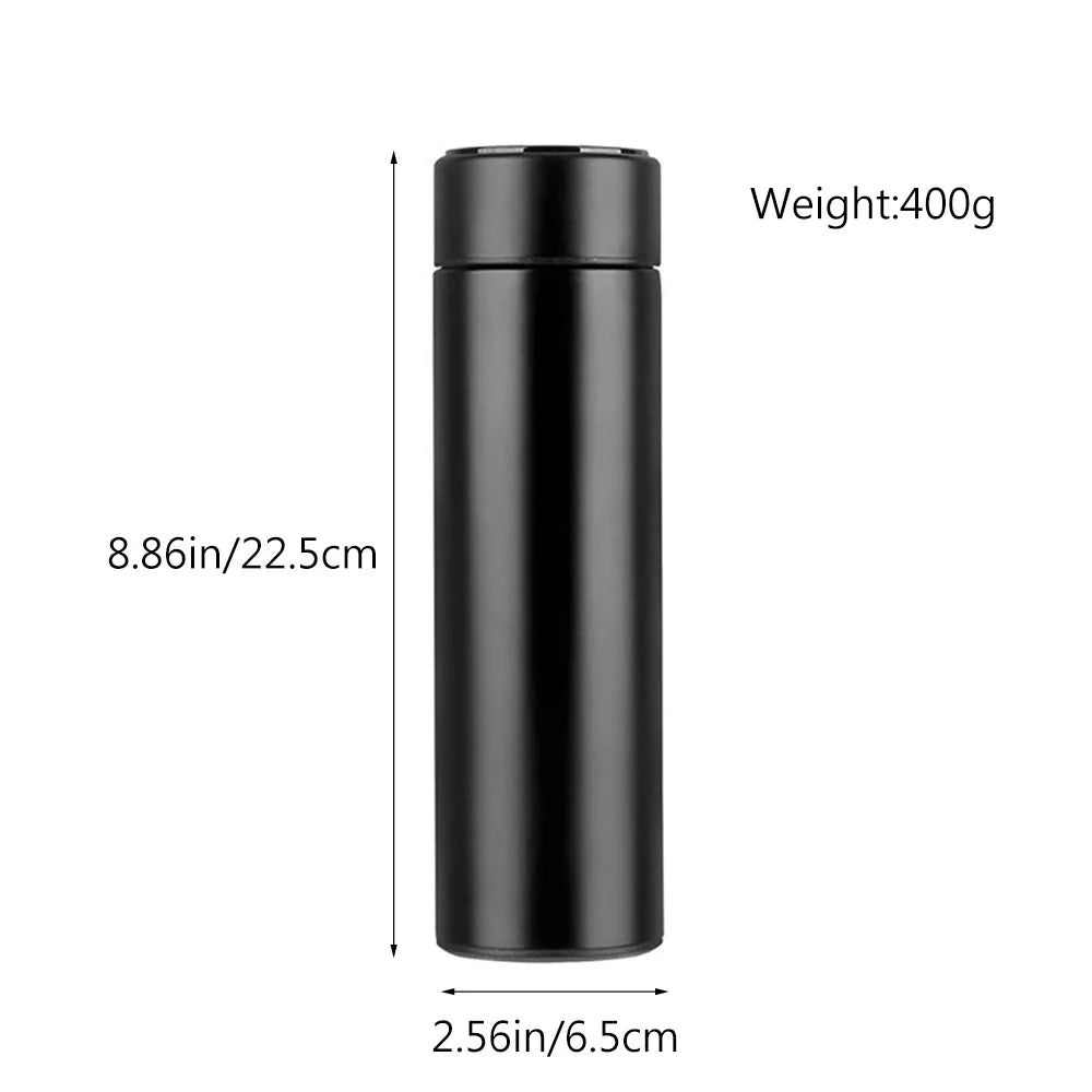 Stainless steel thermos with digital display