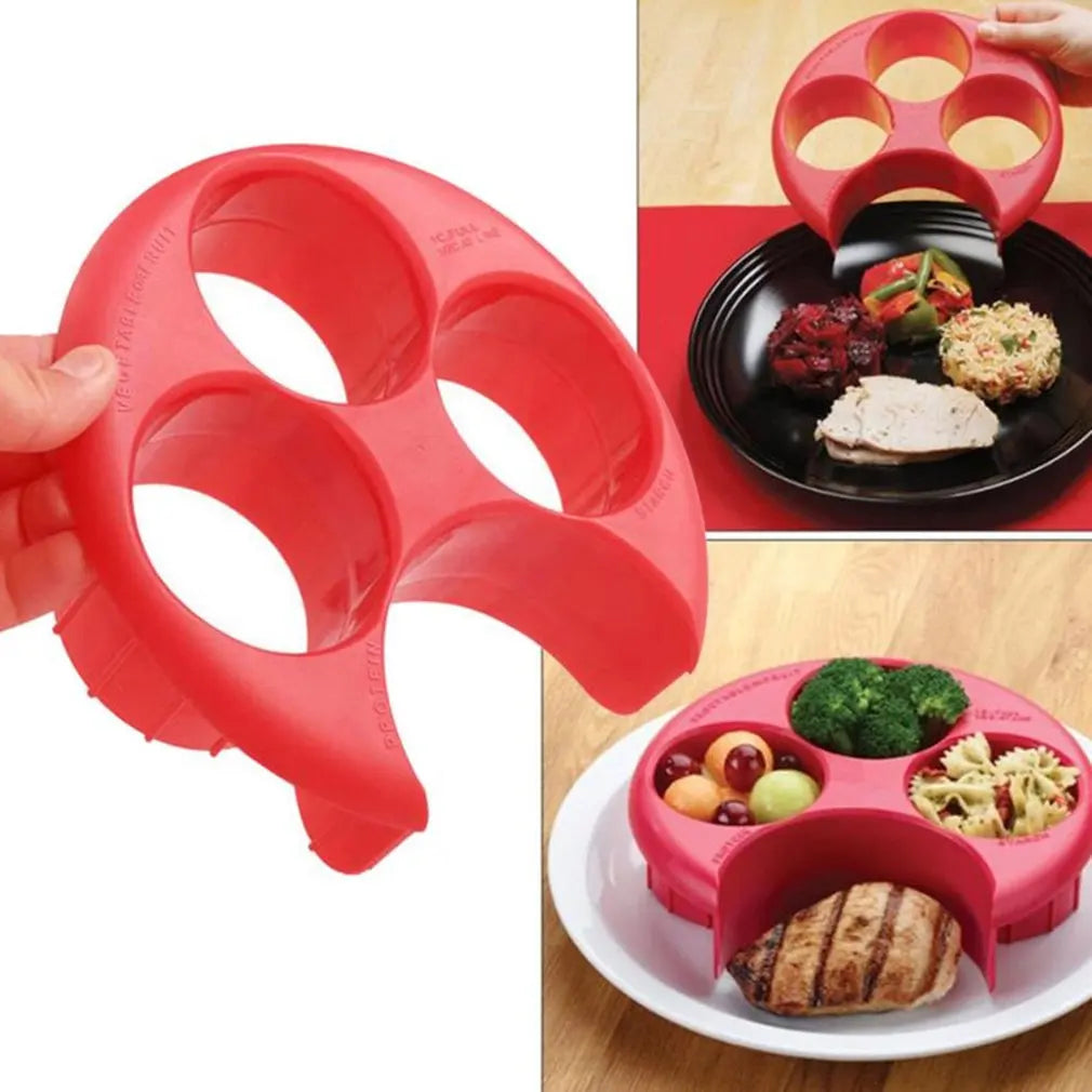 BowLift | Kids Food Four-Section Portion-Control Serving Tray