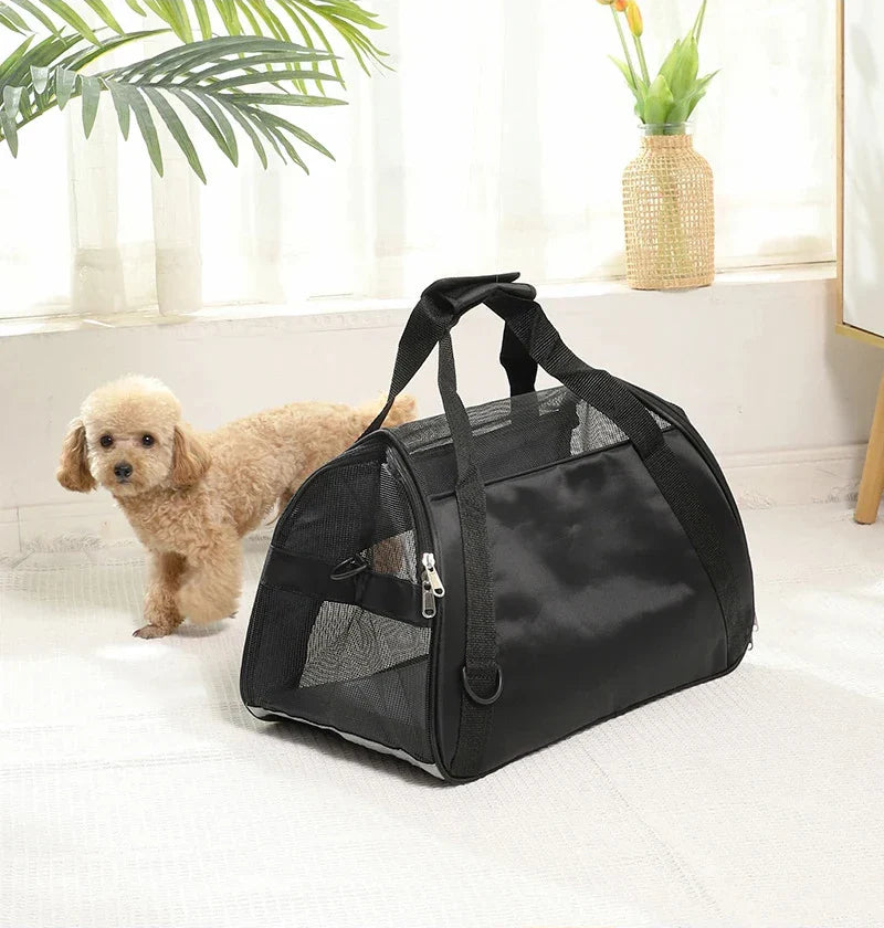 Foldable Pet Carrier for Travel Bowlift