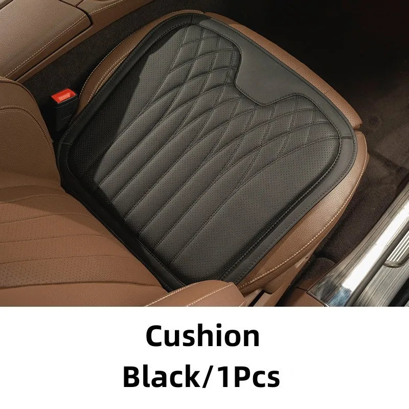 BowLift | Leather Breathable Comfy Premium Car Seat Cushion