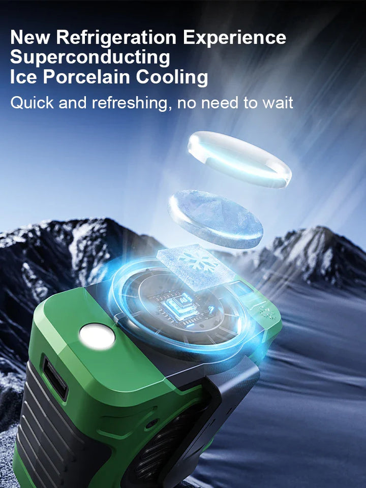 BowLift | 8000mAh Waist Clip Fan with Refrigeration & 199 Speed Settings – ChillMate